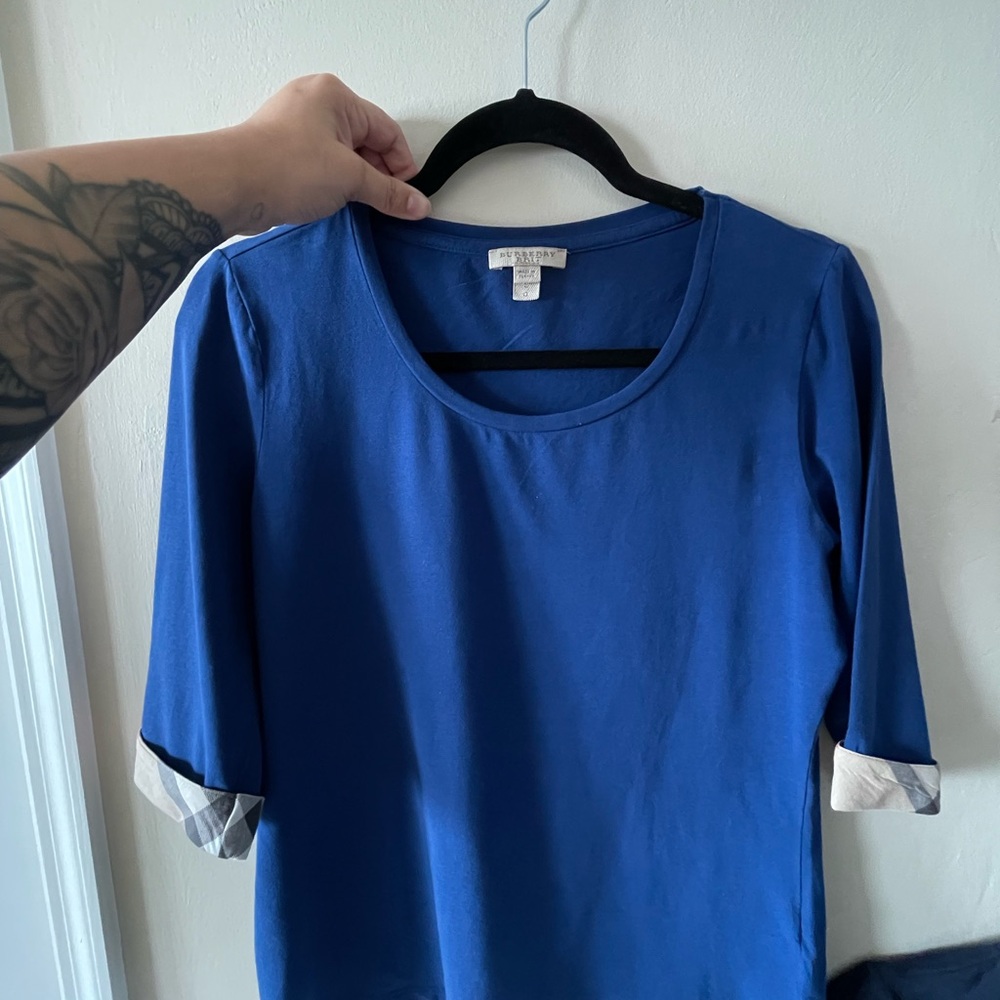 Burberry Royal Blue Women's Top